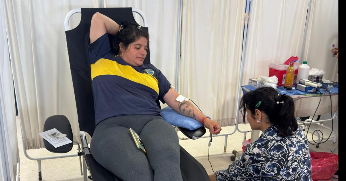 Decenas de frienses solidarios participaron de la colecta de sangre