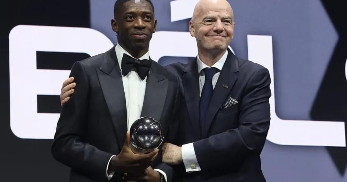 The Best 2025- PSG dominoacute la gala y Dembeacuteleacute fue elegido como el mejor del mundo