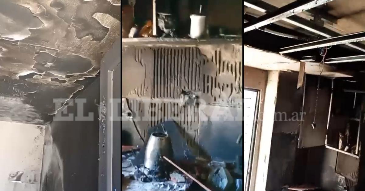 VIDEO  Grave incendio en Parque del Riacuteo 3- una nena de 12 antildeos habriacutea sido trasladada a quiroacutefano