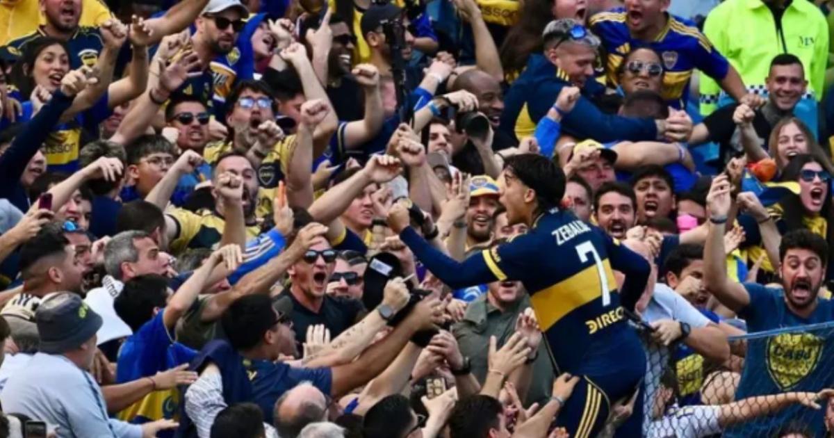 El Changuito recordoacute el gol y el festejo ante River- Fue el partido sontildeado