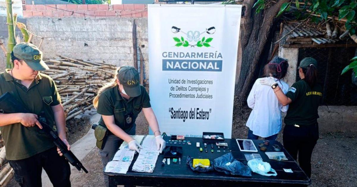 El operativo fue realizado por efectivos de Gendarmería Nacional