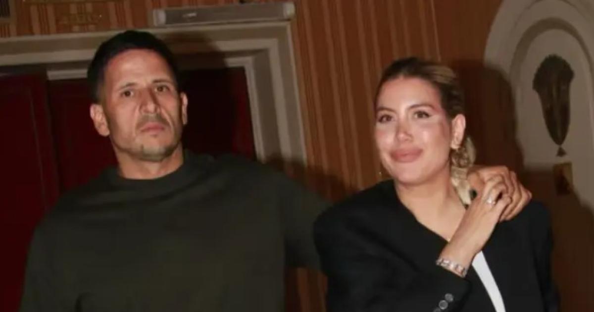 Wanda Nara y su novio Martín Migueles