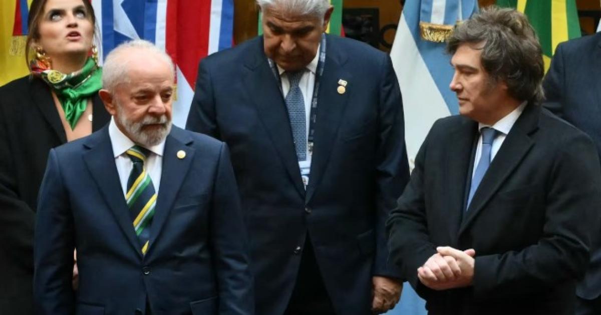 Milei y Lula volvern a verse cara a cara en una cumbre del Mercosur (Foto- AFP)