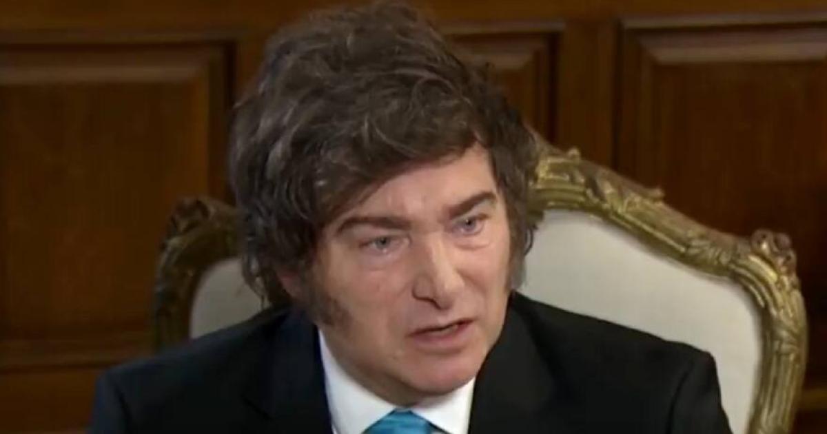 El presidente Javier Milei durante su paso por La Cornisa (LN)