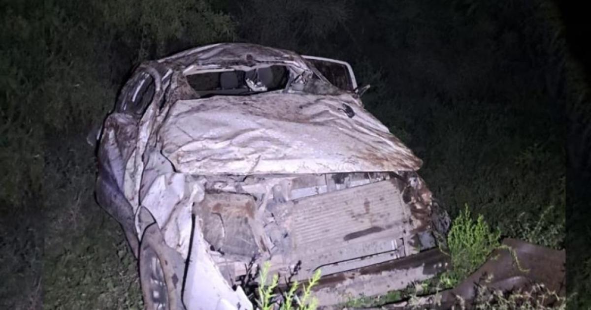 Fatal vuelco en la Ruta 92- un joven murioacute y tres luchan por su vida en Tintina