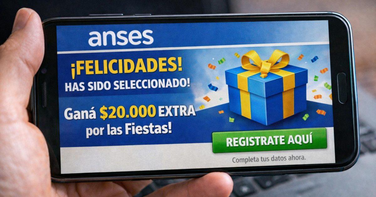 ANSES advierte de una posible estafa por las Fiestas
