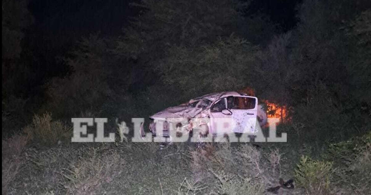 Fatal vuelco en la Ruta 92- un joven murioacute y tres luchan por su vida en Tintina