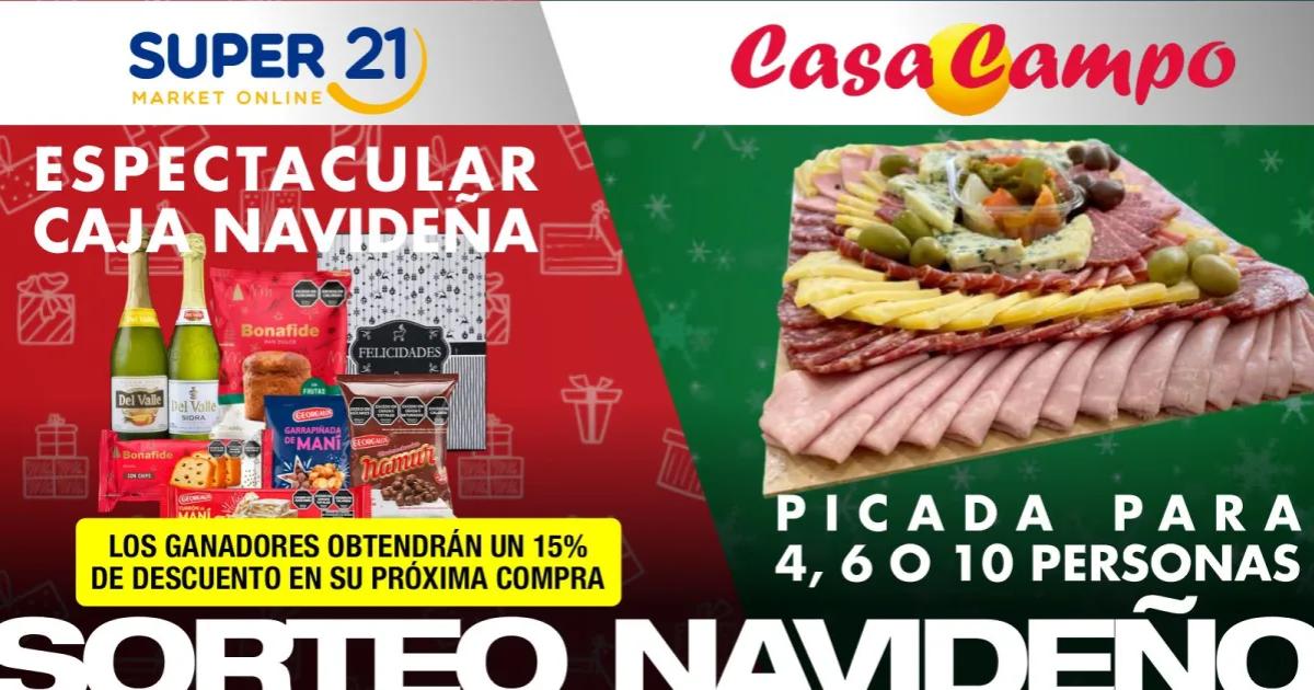 iexclEstos son los ganadores de las cajas navidentildeas y las picadas que sorteamos junto a Super 21 y Casa Campo