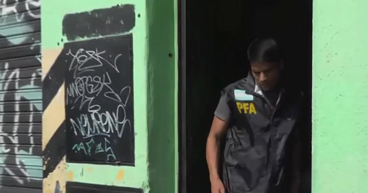 El galpón allanado en la causa Sur Finanzas