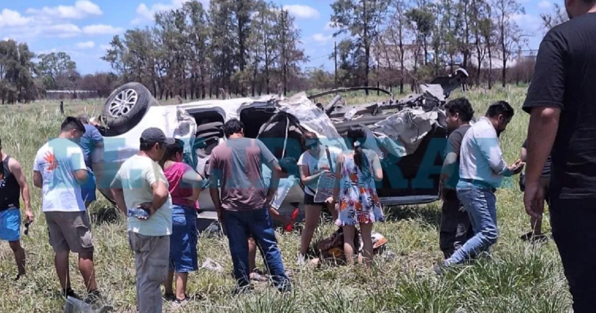 Vuelco en Ruta Nacional 34