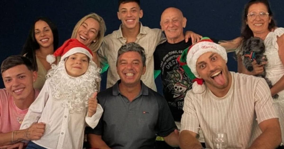 River tuvo descanso por Navidad y Gallardo compartioacute el festejo con los suyos