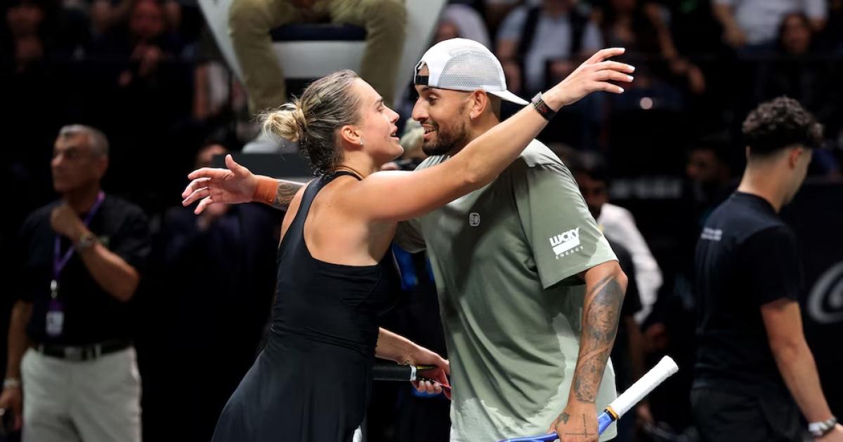 Batalla de los Sexos- Kyrgios le ganoacute a Sabalenka
