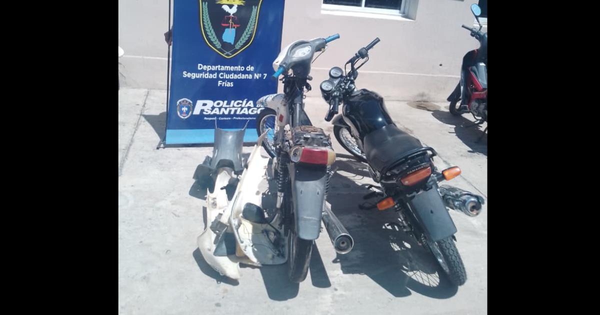 Procedimiento policial permitioacute recuperar dos motos robadas en el interior provincial