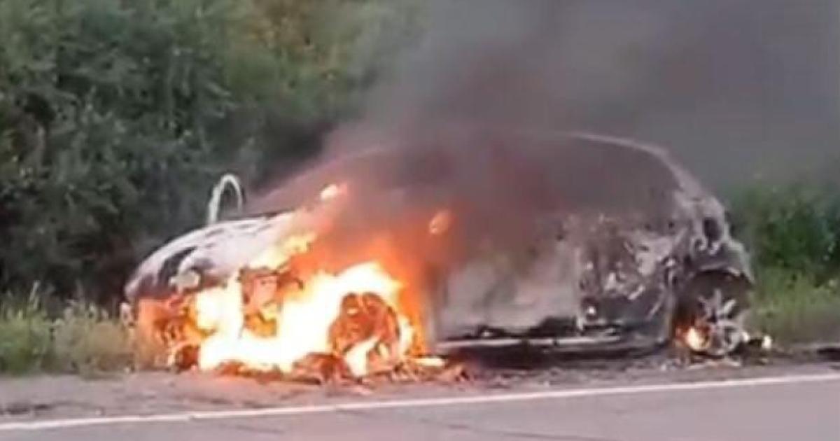 A TIEMPO Barbosa se detuvo a tiempo y logró escapar del fuego