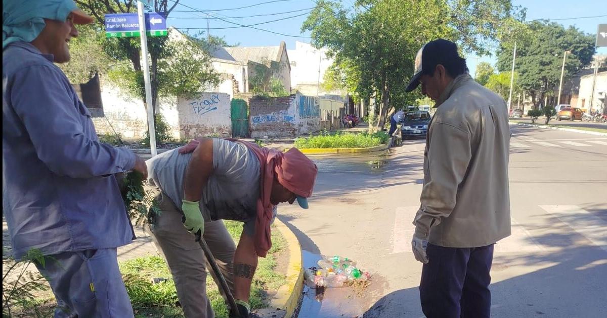 El municipio intensifica los trabajos de limpieza de desagues    