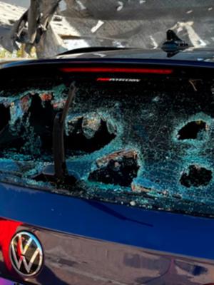 Granizo y destrozos en el Aeropuerto Internacional de Coacuterdoba