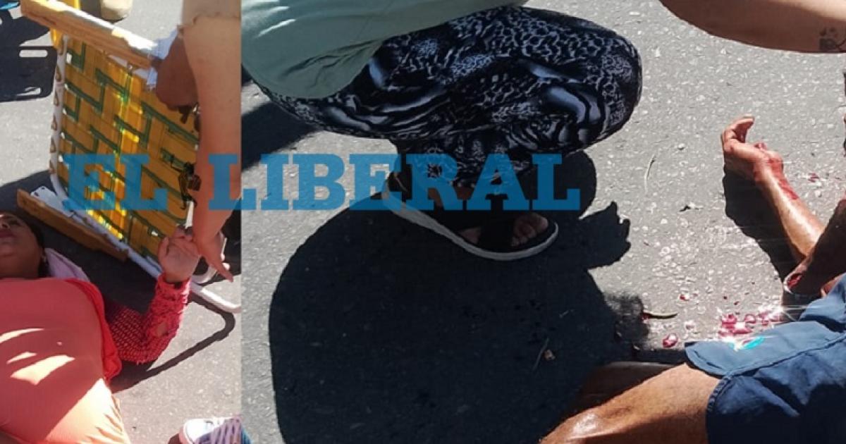 Una embarazada resultoacute herida tras protagonizar un siniestro vial en avenida Belgrano