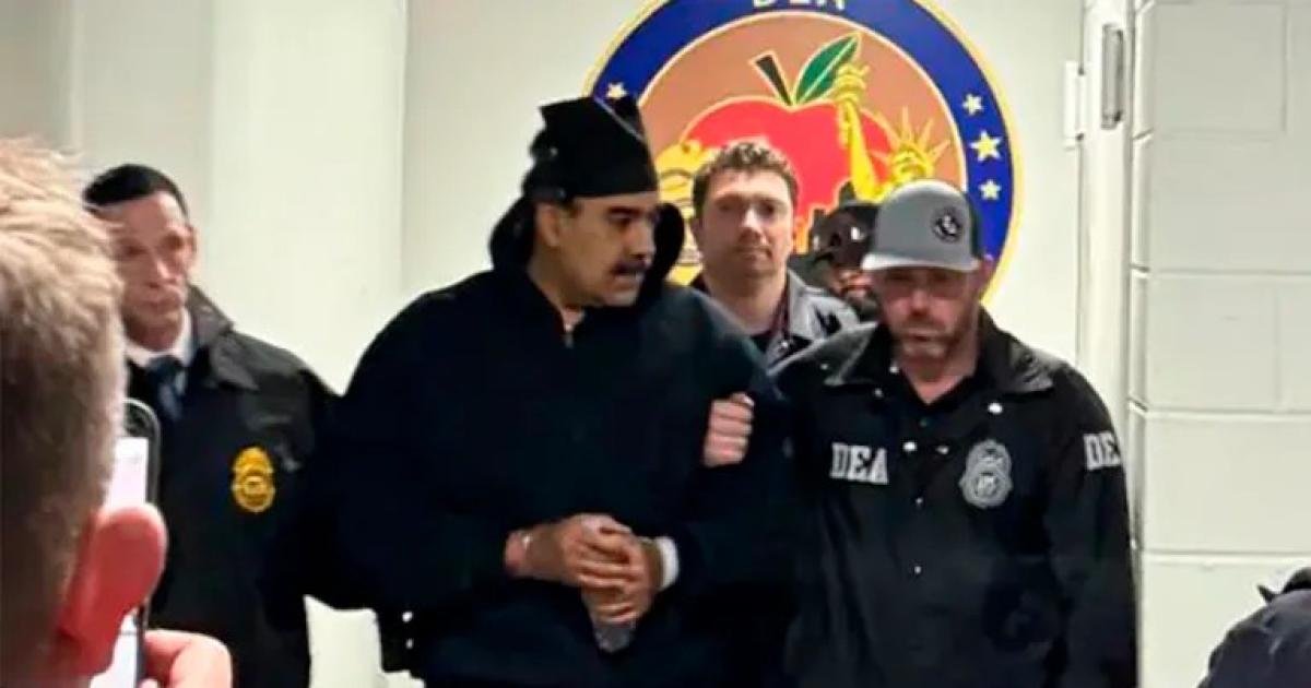 Difunden las primeras imaacutegenes de Nicolaacutes Maduro en las oficinas de la DEA en Nueva York