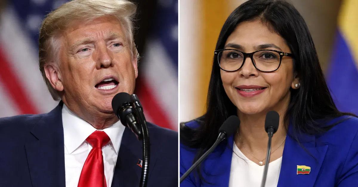 Trump dijo que Delcy Rodriacuteguez pagaraacute un precio muy alto si no coopera con la transicioacuten del paiacutes caribentildeo