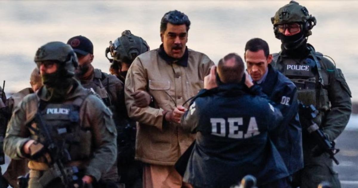 Nicol�s Maduro durante su traslado al Tribunal Federal (REUTERSEduardo Munoz)