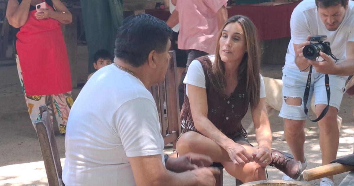 EXCLUSIVO- Lo que no se vio sobre la visita de Soledad Pastorutti al Patio del Indio