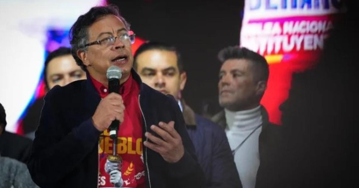 Gustavo Petro convocó a una marcha para defender la soberanía de Colombia Foto- Agencia NA (Xinhua)