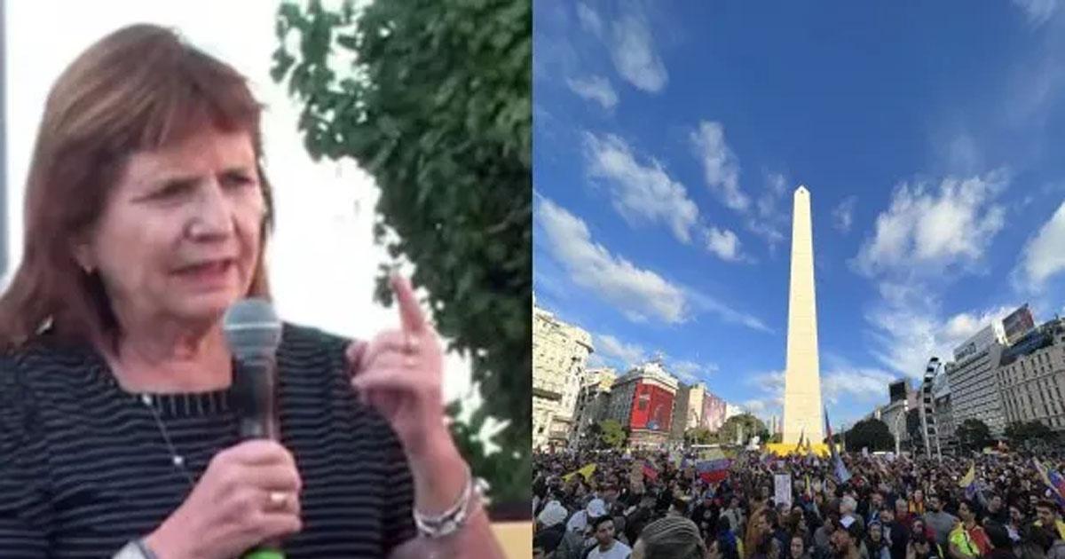 Bullrich se complicoacute al explicar por queacute no se aplicoacute su protocolo con venezolanos