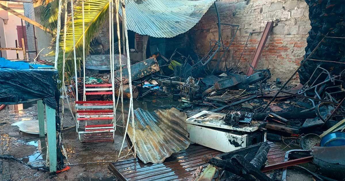 El fuego avanzoacute a una vivienda pero la familia logroacute ponerse a salvo fiscal solicitoacute pericias