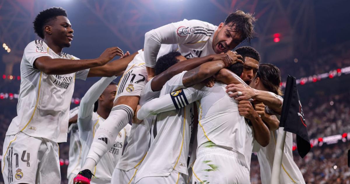 Real Madrid vencioacute al Atleacutetico y habraacute claacutesico en la final de la Supercopa