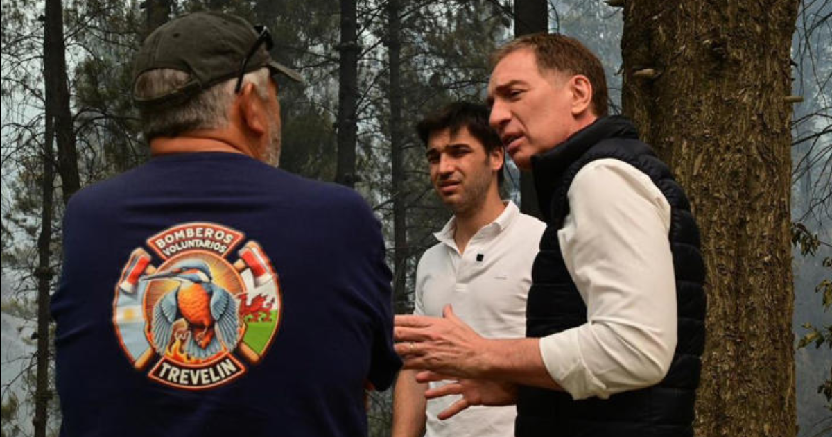 Diego Santilli de visita en Chubut junto al gobernador Ignacio Torres