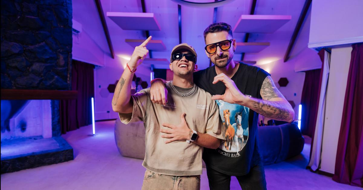 La Banda de Grillo y Simoacuten Aguirre a pura celebracioacuten con Mi Corazoacuten