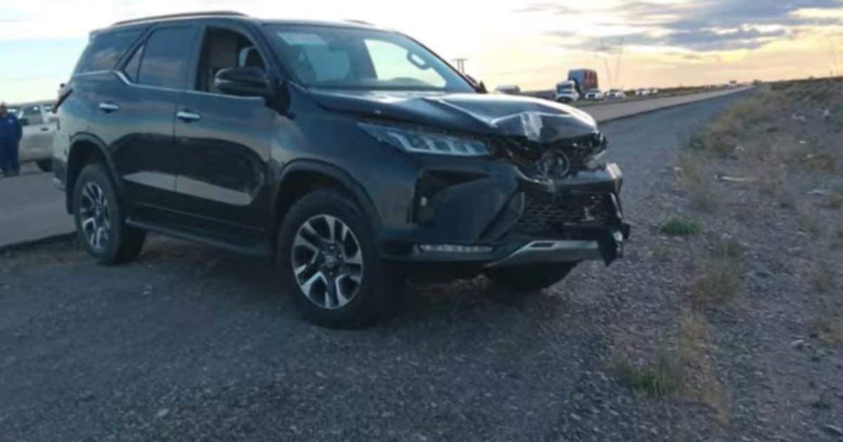 Violento choque en la Ruta 51 fuga y persecucioacuten- cuatro petroleros heridos