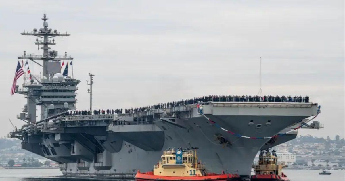 La nave insignia de la Armada de Estados Unidos se dirige a Ir�n