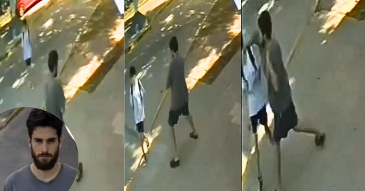 VIDEO  Un hombre de maacutes de 30 antildeos le pegoacute una trompada a un nene desconocido en la calle