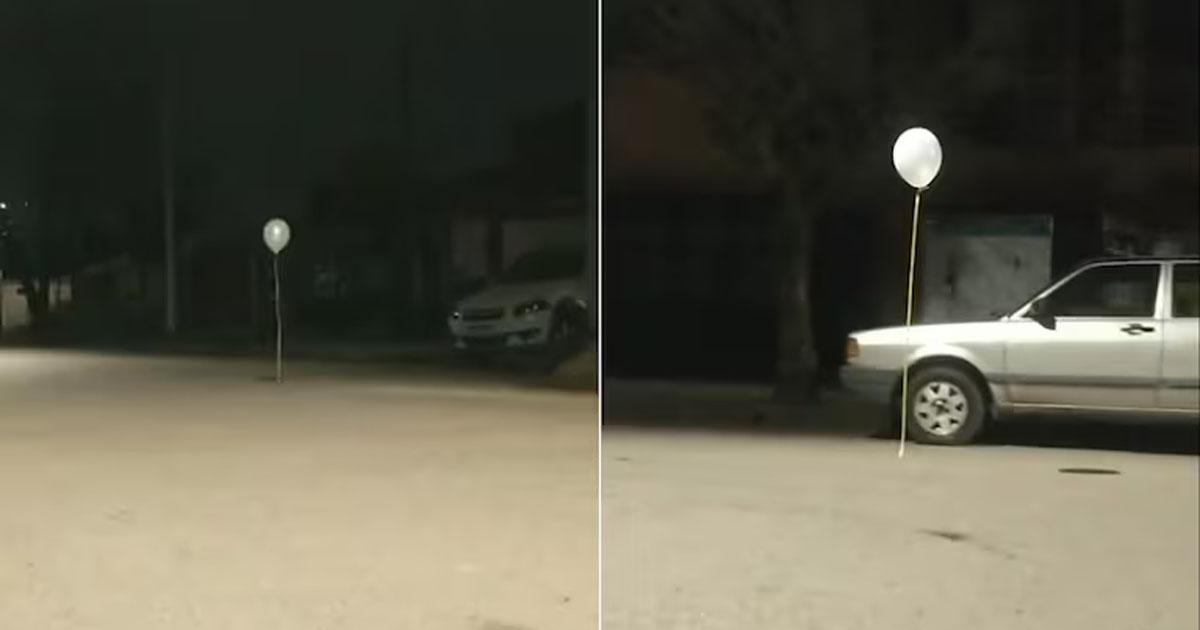 La aparicioacuten de un globo fantasma en plena madrugada- puso a dos amigos a rezar