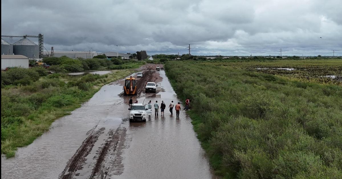 El temporal complicoacute a varias localidades del sudeste provincial