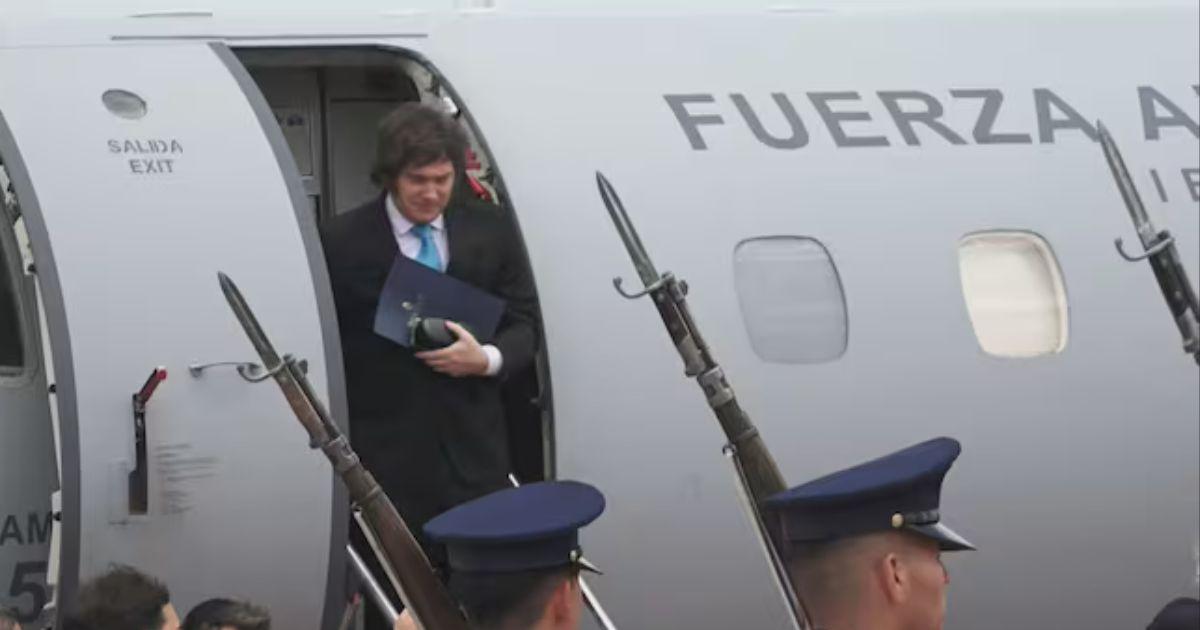 Javier Milei llegoacute a Paraguay para la firma del acuerdo entre el Mercosur y la Unioacuten Europea