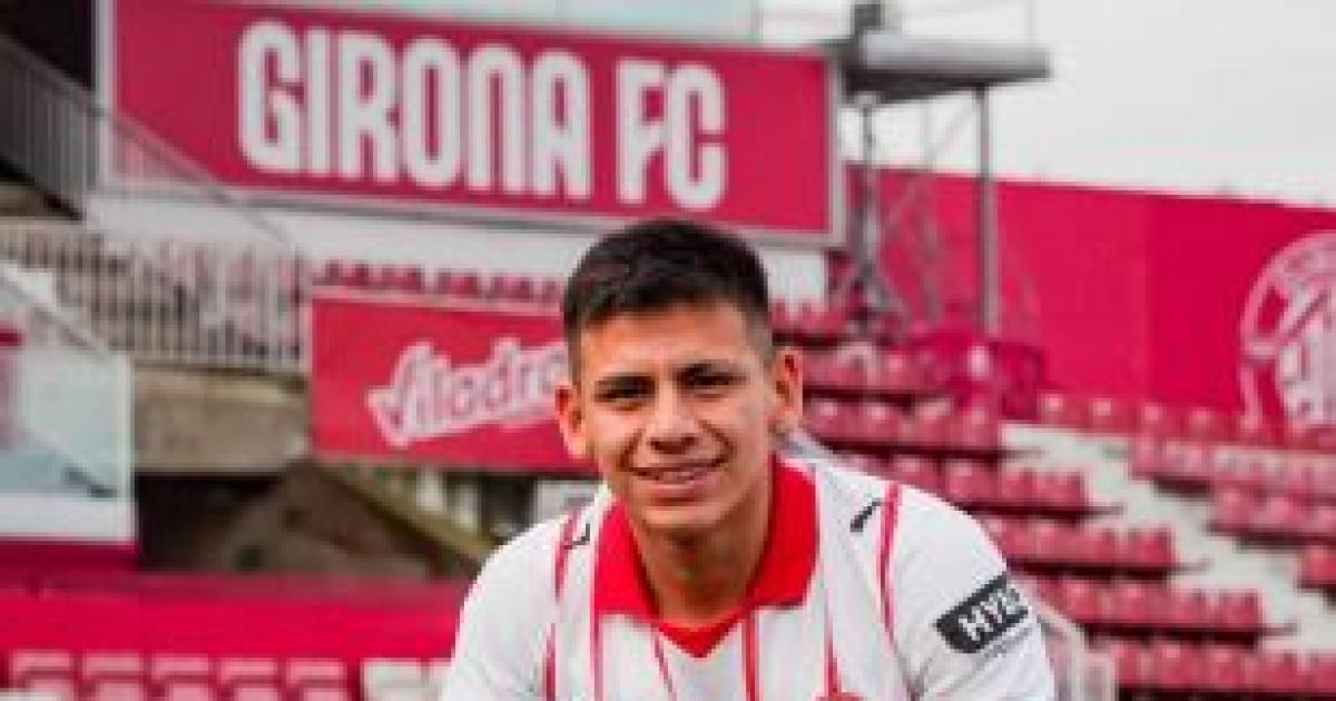 El Diablito Echeverri fue presentado en su nuevo equipo- Girona