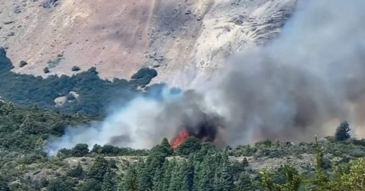 Alerta en Chubut- las altas temperaturas reavivaron los incendios y complican el control del fuego