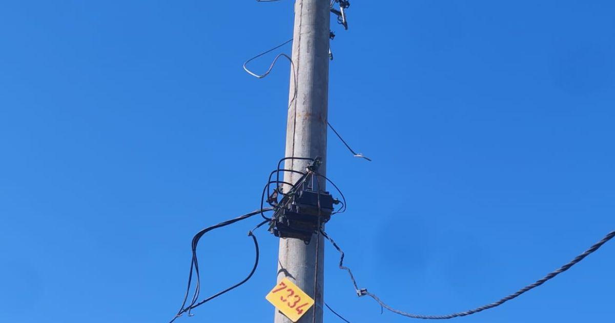 El ilícito afectó el suministro en el interior de Santiago del Estero