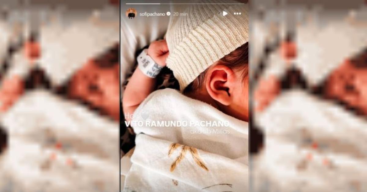 Sofiacutea Pachano se convirtioacute en mamaacute y presentoacute a su hijo con una tierna foto