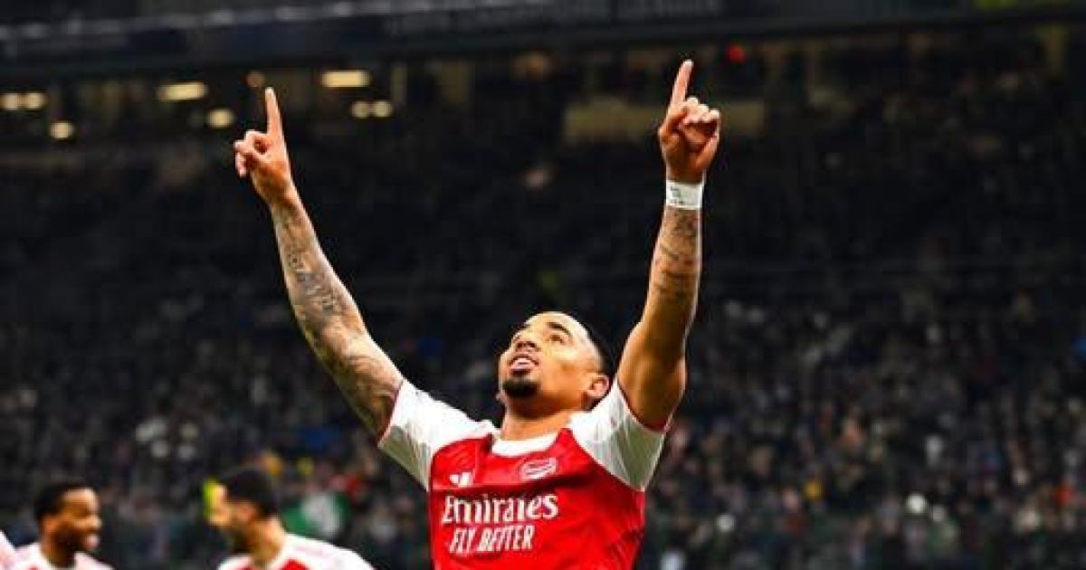 FIGURA El brasileño Gabriel Jes�s fue el gran protagonista al marcar un doblete para Arsenal