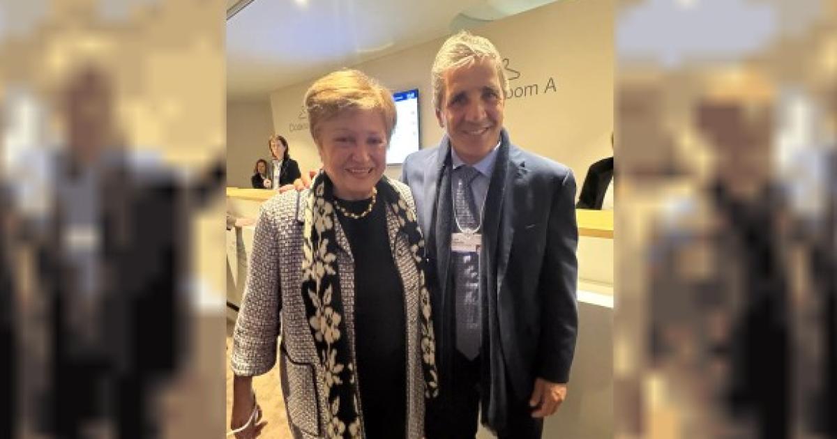 Georgieva y Caputo en el Foro de Davos