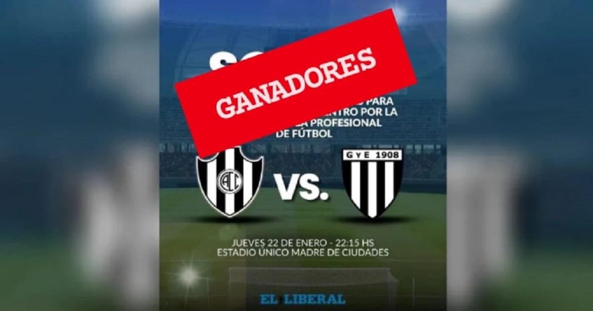 Estos son los ganadores para ver esta noche a Central Coacuterdoba vs Gimnasia (Mendoza)