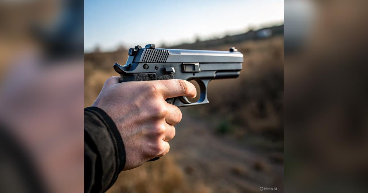 Violento ataque en un kiosco 24 horas- un hombre fue baleado y apuñalado en Campo Contreras Viejo- (Imagen generada por IA)
