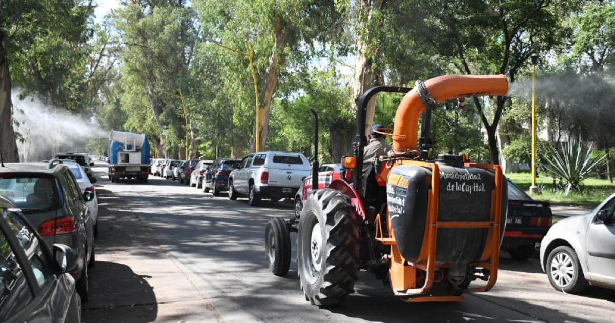 Cronograma semanal de fumigaciones contra mosquitos