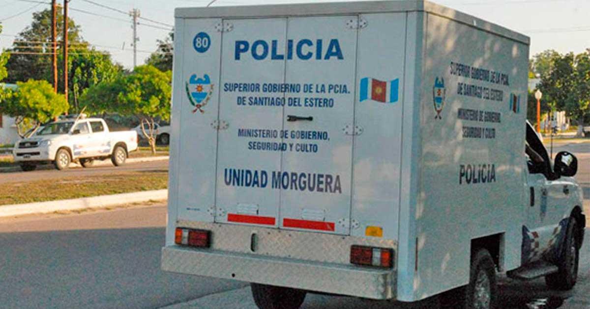 La unidad morguera trasladó el cuerpo del joven