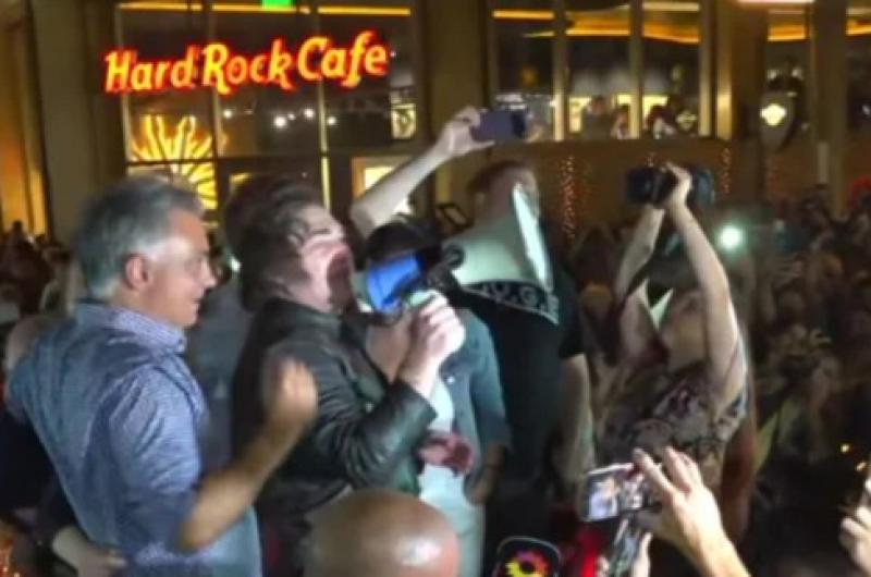 Javier Milei en Mar del Plata (Agencia NA)