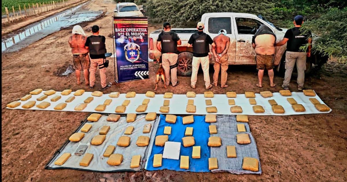 Saltentildeos fueron atrapados en Santiago con 113 kilos de marihuana valuada en 390000000