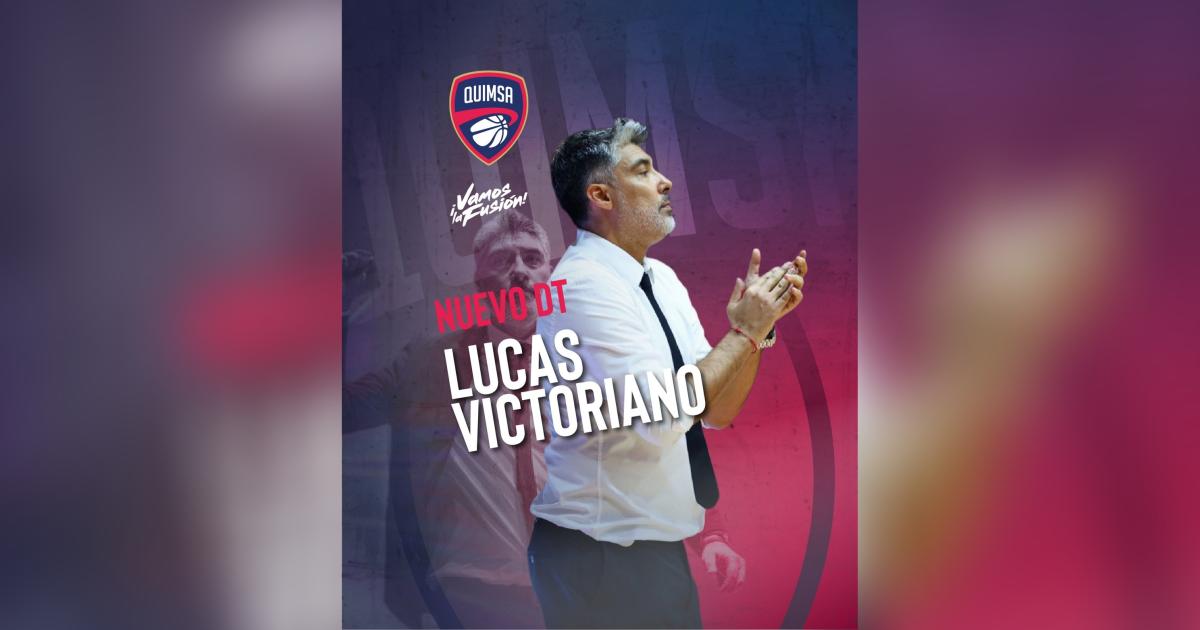 Lucas Victoriano es el nuevo DT de Quimsa 